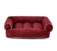 Orthopedic Dog Bed, Washable Sofa-Style for Medium to Large Dogs, PP Cotton Filling, Anti-Slip Bottom, Calming Design with Bolsters
