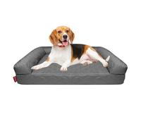 Orthopedic Dog Bed, Watertight Pet Sofa with Removable Washable Cover, Non-Slip Bottom, Raised Edges, Ideal for Hot Summer Days,