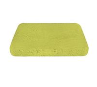Orthopedic Dog Bed with Removable Washable Cover Calming Anti-Anxiety Cat Bed Anti-Slip Cozy Soft Warm Plush Cushion for Pets, Green, 50 x 40 cm