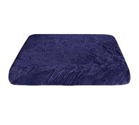 Orthopedic Dog Bed with Removable Washable Cover Calming Anti-Anxiety Cat Bed Anti-Slip Cozy Soft Warm Plush Cushion for Pets, Royal Blue, 120 x 80 cm