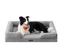 Orthopedic Dog Sofa Bed with Raised Sides, 104D x 69W x 17H cm