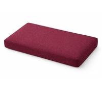 Orthopedic Flat Soft Memory Foam Pillow for Neck Support Cervical Pillow for Sleeping Soft Support for Side & Back Sleepers with Removable Washable Cover 70x38 x 12cm Pack of 1 (Burgundy)
