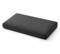 Orthopedic Flat Soft Memory Foam Pillow for Neck Support Cervical Pillow for Sleeping Soft Support for Side & Back Sleepers with Removable Washable Cover 70x38 x 12cm Pack of 1 (Charcoal)