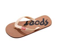 Orthopedic Flip Flops Mens Summer Flat Thong Sandals Slip On Lightweight Slip-Resistant Beach Shoes Open Toe Comfortable Bathroom Poos Slippers Memory Foam Shower Walking Shoes Trendy