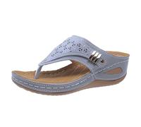 Orthopedic Flip Flops Women Uk Wide Fit Sandals For Women Comfortable Wedge Sandals Orthopedic Shoes With Arch Support Summer Platform Slippers Walking Sandal Recovery Sport Footwear Slider