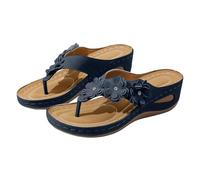 Orthopedic Flip Flops Women With Arch Support Women'S Beach Flip Flops Pool Slides Lightweight Comfy Slides Versatile Quick Drying Sliders Summer Swimming Sliders Memory Foam Soft Shoes