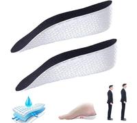 Orthopedic High Pads 1.0, Brandone Insoles Height Increase, The First Orthopedic Height Insoles, Arch Support Insoles, Height Increase Insoles for Arch Pain (Black, 1.37in/3.5cm)