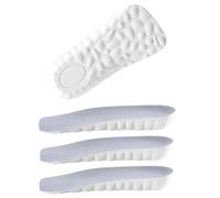 Orthopedic High Pads 2.0, Insoles Height Increase, 4D Cloud Technology Insole, Height Increase Insoles for Men/Women, Memory Foam Arch Support Insoles (Gray, 1.5CM)