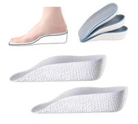 Orthopedic High Pads 2.0, Orthopedic High Pads for Men Standing All Day, Memory Foam Insoles for Plantar Fasciitis for Women&Men, Arch Support Orthopedic Work Insoles (Gray,1 Pair Men 1.1in/3cm)