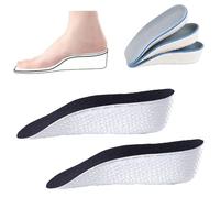 Orthopedic High Pads 2.0, Orthopedic High Pads for Men Standing All Day, Memory Foam Insoles for Plantar Fasciitis for Women&Men, Arch Support Orthopedic Work Insoles (Black,1 Pair Men 1.6in/4cm)