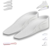 Orthopedic Highpads 3.0, Arch Support Orthopedics Highpadss, Breathable Soft Foam Insole, Height Increase Insoles for Men Women, Instantly Taller (White, 1.37in/3.5cm)