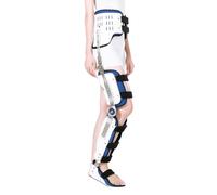 Orthopedic Hip Brace Hinged Adjustable Hip Knee Ankle Foot Orthosis Braces Hip Joint Fixation Bracket Durable Ankle Foot Orthosis Brace for Hip Fracture Rehabilitation Equipment,Left,Right