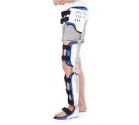 Orthopedic Hip Brace Hinged Adjustable Hip Knee Ankle Foot Orthosis HKAFO Stabiliser with Walking Boot for Post-Op Hip Fracture Rehabilitation and Leg Recovery(Left,M)