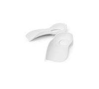 Orthopedic Insoles Orthotics Flat Foot Health Sole Pad for Shoes Insert Arch Support Pad for Feet Care Insoles Unisex 1 Pair(White,EU35-39)