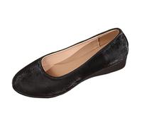 Orthopedic Loafers Shoes for Women Comfy Flat Womens Moccasin Slippers,Tackle Busy Work Days Wearing Lightweight Canvas Blend Loafer Shoes Delivering Reliable Grip for Wet Pavement Walking Black