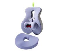 Orthopedic Lumbar Support Cushion Chair Backrest Pillow for Gaming Ergonomic Memory Foam Adjustable Slider Pad (C, B)