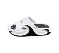 Orthopedic Massage Slides for Women and Men Summer Non-Slip Thick Sole Cloud Slides Orthopedic Slippers Wide Fit Shoes Lightweight Pool Shower Slippers Black-1 7