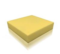 Orthopedic Memory Foam for Sofa Cushions & Chair Pads, Plush Visco Elastic Foam for Dog Beds, Mattress Topper, Gel Memory Foam Cut to Size for Back Support & Pressure Relief (40 x 40 cm, 10 cm Thick)