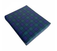 Orthopedic Memory Foam Seat Cushion for Pressure Relief Waterproof Cover, Ideal for Office Chairs, Cars, Wheelchairs & Mobility Scooters, with Zippered Cover (Green Check, 16" x 16" x 3")