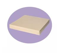 Orthopedic Memory Foam Seat Cushion for Pressure Relief Waterproof Cover, Ideal for Office Chairs, Cars, Wheelchairs & Mobility Scooters, with Zippered Cover (Beige, 20" x 20" x 2")