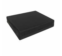 Orthopedic Memory Foam Seat Cushion for Pressure Relief Waterproof Cover, Ideal for Office Chairs, Cars, Wheelchairs & Mobility Scooters, with Zippered Cover (Black, 20" x 20" x 2")