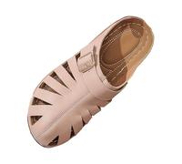 Orthopedic Mules Closed Toe Sandals for Women Size 7.5 Wide Fit Ladies Clogs Comfortable Orthotic Sandals Summer Casual Slip on Backless Shoes Walking Wedges Sandles Rose Gold