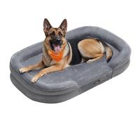 Orthopedic Pet Sofa, Egg Crate Foam, Extra Large Dog Bed for Home, Waterproof, Washable, Non-Slip, Grey