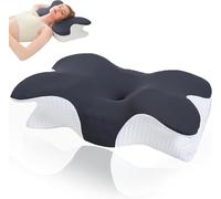 Orthopedic Pillow for Neck & Shoulder Pain Relief | Ergonomic Cervical Contour Support Pillow for Side, Back & Stomach Sleepers
