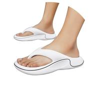 Orthopedic Sandals Flip Flops for Women Arch Support Pillow Soft Recovery Thong Sandals Spa Summer Beach Cloud Slides Unfussy Slip On for Daily Comfort