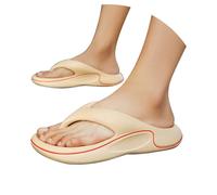 Orthopedic Sandals Flip Flops for Women Arch Support Pillow Soft Recovery Thong Sandals Spa Summer Beach Cloud Slides Unfussy Slip On for Daily Comfort