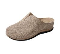Orthopedic Sandals for Ladies Slip on Open Toe Wedge Shoes Comfortable Cushion Wide Fit Arch Support Orthopaedic Sandal Plantar Fasciitis Slingback Walking Slide Summer Thick Bottom Beach Sandals