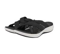 Orthopedic Sandals for Women - Arch Support, Plantar Fasciitis Relief, Summer Wedge Platform Sandals (Black, 43)