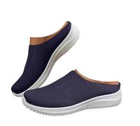 Orthopedic Sandals for Women Open Toe Ankle Strap Ladies Sandals Wide Fit Closed Toe Mesh Upper Sandal Cushion Walk Sandal with Arch Support Summer Anti-slip Platform Beach Shoes