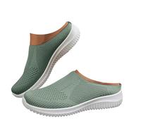 Orthopedic Sandals for Women Open Toe Ankle Strap Ladies Sandals Wide Fit Closed Toe Mesh Upper Sandal Cushion Walk Sandal with Arch Support Summer Anti-slip Platform Beach Shoes