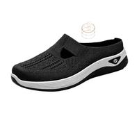 Orthopedic Sandals Women Trainers for Women Wide Fit Wedge Athletic Sneakers Casual Fashion Non Slip Walking Shoes Soft Sole Slip-on Orthopedic Trainer Prime.Deals.of The Day Gold*1+Black*1