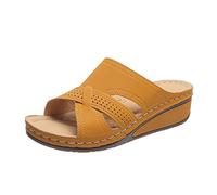 Orthopedic Sandals Women UK Warehouse Clearance, Women's Sandals & Slides Vintage Hollow Out Wedge Sandals Open Toe Slippers Comfy Mules Holiday Beach Shoes Fashion Ladies Summer Shoes