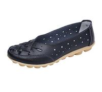 Orthopedic Sandals Women Wide Fit, Walking Wedge Shoes, Round Toe Leather Loafers, Ladies Slip On Cutout Flat Sandals, Platform Comfortable Arch Support Summer Footwear