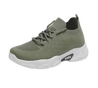 Orthopedic Shoes for Women Wide Fit Lace Up Mesh Trainers Lightweight Breathable Wedge Trainers Low Top Running Sneakers Casual Non-Slip Walking Athletic Shoes Arch Support Tennis Sneakers