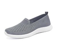 Orthopedic Shoes Versatile Women's Casual Shoes with Breathable Mesh Upper Soft Sole for Everyday Comfort and Style Perfect for Spring and Summer Ideal Relaxed Outfits Grey