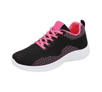 Orthopedic Shoes Womens Lightweight Breathable Mesh Trainers Athletic Running Walking Trainers With Arch Support Memory Foam Lace-Up Low Top Wedge Sneakers Non Slip Tennis Sneakers Chic Casual