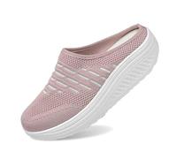 Orthopedic Slippers Women's Clogs & Mules For Women Air Cushion Leisure Breathable Sandals Health Shoes Diabetic Slip On Hiking Shoes Slippers Heel Spur Mesh Sandals Shoes, pink, 8 UK