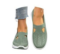 Orthopedic Trainers for Women UK，Lightweight Non Slip Sneaker,Ladies Achilles Tendonitis Support Walking Shoes,Soft Sole Breathable Shoes, Slip On Arch Support Trainers, Mesh Up Athletic Sneaker