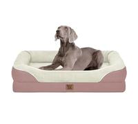 Orthopedic Washable Large Dog Bed - Removable Orthopedic Dog Bed XL with Bolster Extra Large Dog Beds with Washable Cover XL and L Large Size Dog Non-Slip Bottom