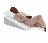 Orthopedic Wedge Pillow for Bed Adult | Firm Bed Wedge & Triangle Pillow for Back Support | Support Pillow for Acid Reflux & Leg Elevation | Post Surgery Pillow (XL Wedge Pillow - 60×70×15 cm)
