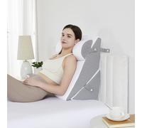 Orthopedic Wedge Pillow Set for Leg, Back, & Knee Support - CertiPUR Memory Foam Wedge Pillows with Washable Covers for Post Surgery & Pain Relief - Adjustable Bed & Body Positioning Cushions, 3 Piece