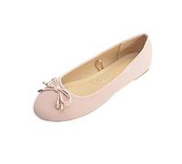 Orthopedic Women's Loafers Casual Slip on Womens Moccasin Slippers,Genuine Leather Slip On Penny Loafers Incorporating Shock Absorbing Soles for Autumn Commutes and Weekend Touring Pink
