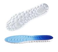 Orthopulse StepEase Cloud 4D Orthopedic Insoles for Foot Pain Relief | Heel Pain Relief - Shock Absorption Insoles - Foot Comfort - Posture Support(2 Pair Blue,45-46)