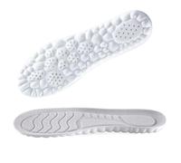 Orthopulse StepEase Cloud 4D Orthopedic Insoles for Foot Pain Relief | Heel Pain Relief - Shock Absorption Insoles - Foot Comfort - Posture Support(1 Pair Gray,39-40)