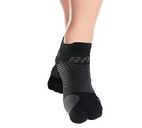 OrthoSleeve BR4 Bunion Relief Socks for Men & Women, 1 Pair, Black Large | Bunion corrector for women & men with targeted compression, split-toe support & moisture-wicking comfort, bunion pain relief