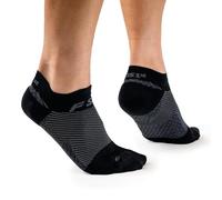 OrthoSleeve FS4 Plantar Fasciitis Socks for Men/Women, 1 Pair, Black Small | No Show Compression Foot Sleeves With Seamless Moisture-Wicking Fabric & Comfortable Support Around the Foot, Heel and Arch